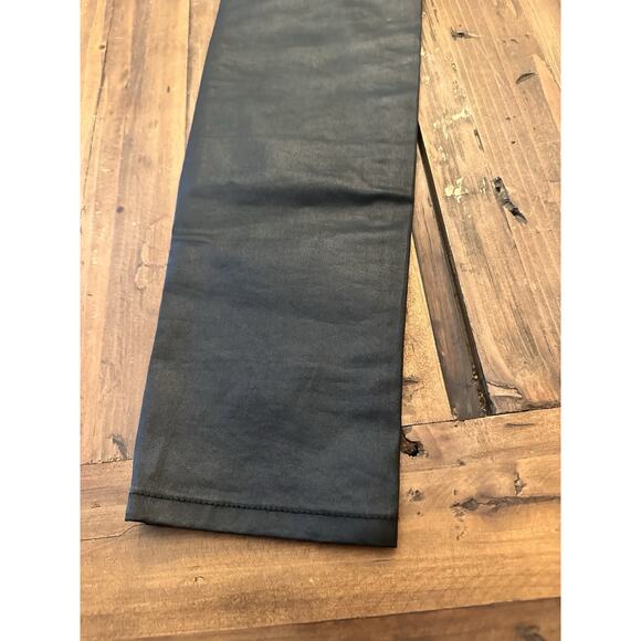 Eileen Fisher Waxed Organic Cotton Stretch Denim Pants Jeans Size 8 Lagenlook - Picture 12 of 16